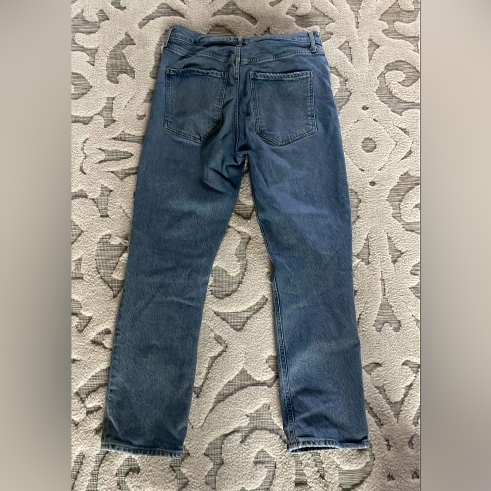 Agolde Riley High Rise Crop Jeans - Picture 2 of 4